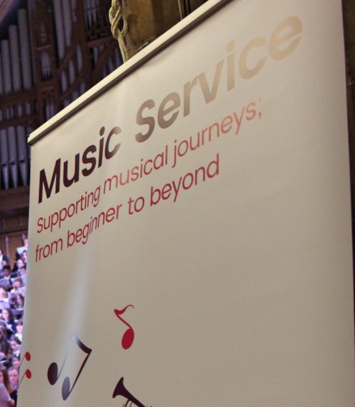 High Schools' Choir Festival with Norfolk Music Service banner