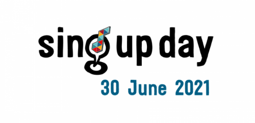 Sing Up Day logo